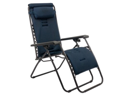 Leżak ogrodowy Delux 3d granatowy MIRPOL