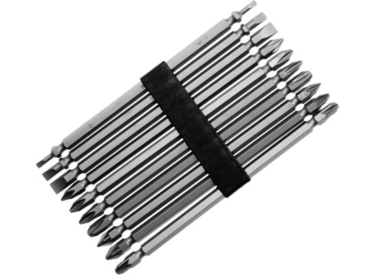 Końcówka SL3 x 5 x 7, PH1 x 2 x 3, PZ1 x 2 x 3 x 150 mm, zestaw: 10 sztuk Condor