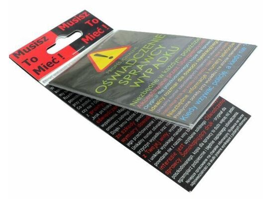 Druk oświadczenie sprawcy wypadku