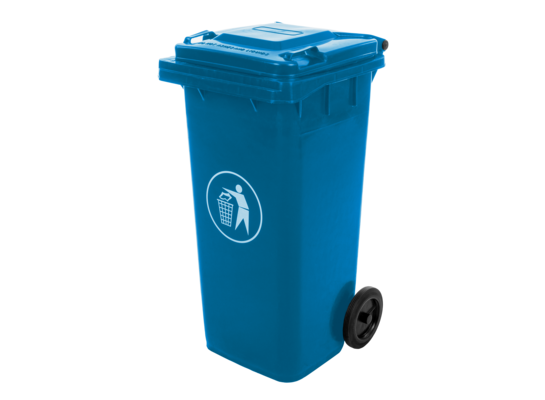 Pojemnik na odpady 240 l niebieski MIRPOL