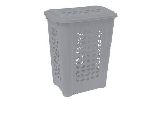 Kosz do bielizny Per 60 l szary keeeper