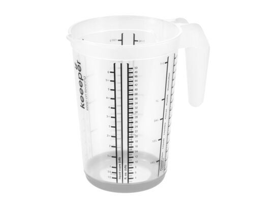 Kubek z miarką Massimo 1,5 l szary keeeper