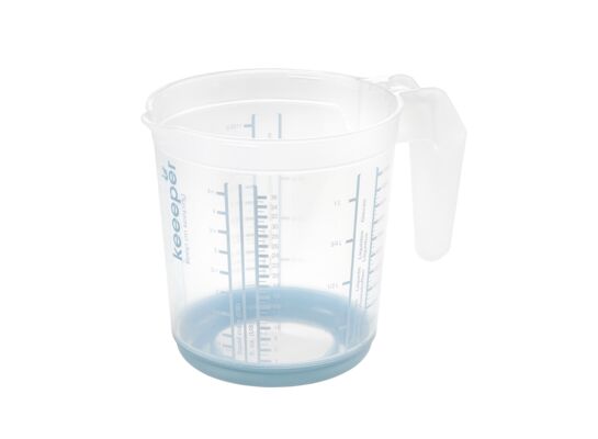 Kubek z miarką Massimo 1 l niebieski keeeper