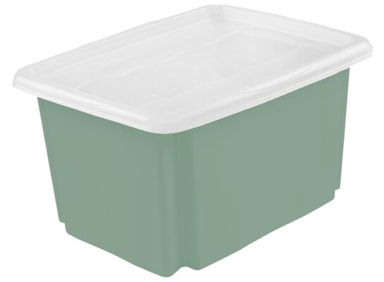 Skrzynka obrotowa z pokrywą Emil&Emilia 24 l zielony keeeper