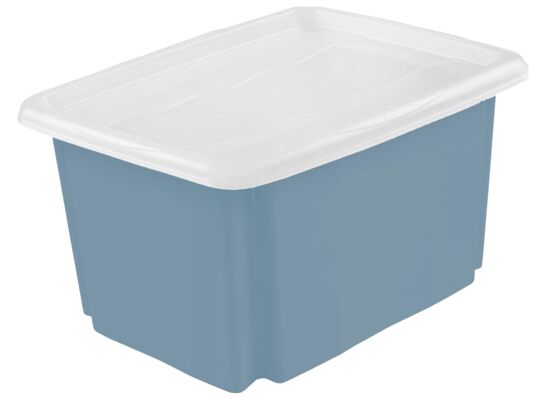 Skrzynka obrotowa z pokrywą Emil&Emilia 24 l niebieski keeeper