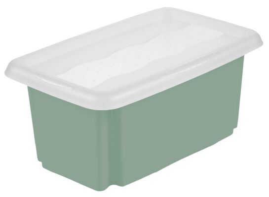 Skrzynka obrotowa z pokrywą Emil&Emilia 7 l zielony keeeper