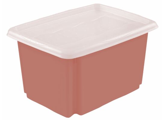 Skrzynka obrotowa z pokrywą Emil&Emilia 30 l czerwony keeeper