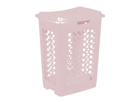 Pojemnik na pranie Piet 60 l różowy keeeper