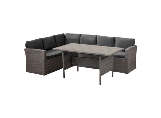 Zestaw mebli ogrodowych Family szary MIRPOL