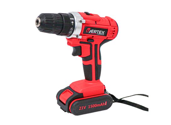 Wiertarko-wkrętarka akumulatorowa 21 V 1,5 Ah Vertex