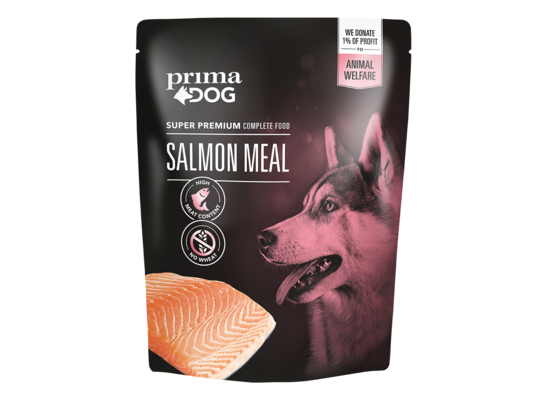 Karma dla psa 260 g danie z łososiem Prima Dog