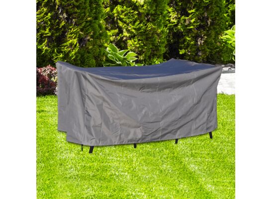 Pokrowiec premium na zestaw mebli ogrodowych  185 x 125 cm szary