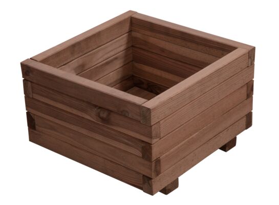 Donica 40 x 24 x 40 cm brąz