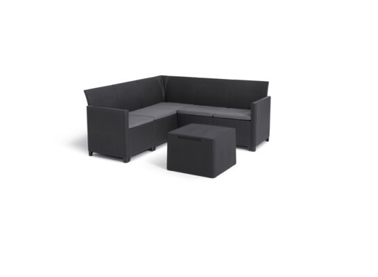 Zestaw mebli ogrodowych Claire grafit