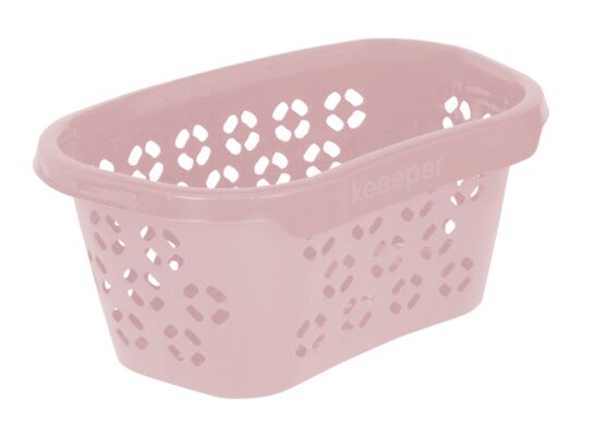Kosz na pranie Anton 30,5 l różowy keeeper