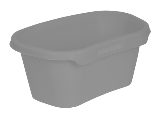 Wanna na pranie Tilda 30,5 l szara keeeper