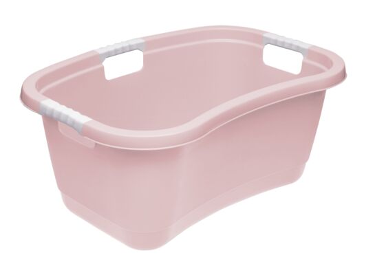 Wanna na pranie Janne z miękkimi uchwytami 50 l różowa keeeper