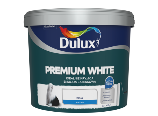 Farba lateksowa Premium White 2,5 l