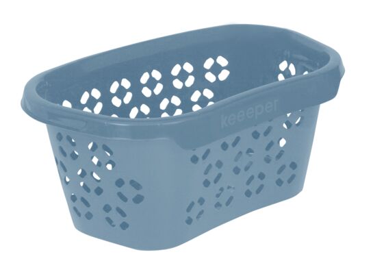 Kosz na pranie Anton 30,5 l niebieski keeeper