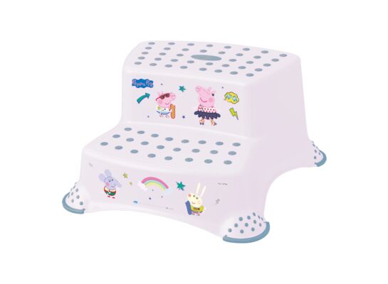 Podest dziecięcy dwustopniowy Igor Peppa Pig biały keeeper