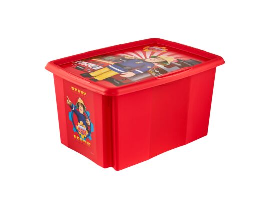 Pojemnik obrotowy z pokrywą Karolina Fireman Sam 45 l keeeper