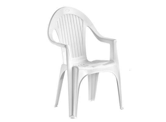 Krzesło Monoblok wysoki biały