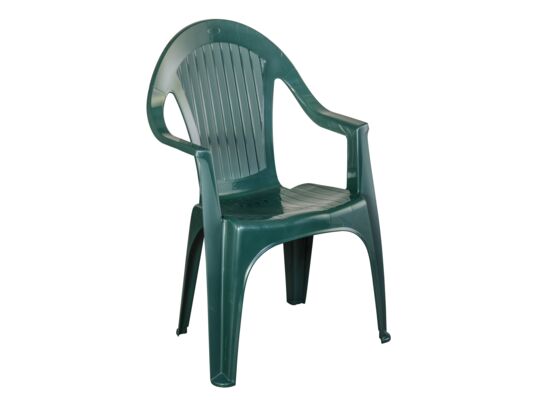 Krzesło Monoblok wysoki zielony