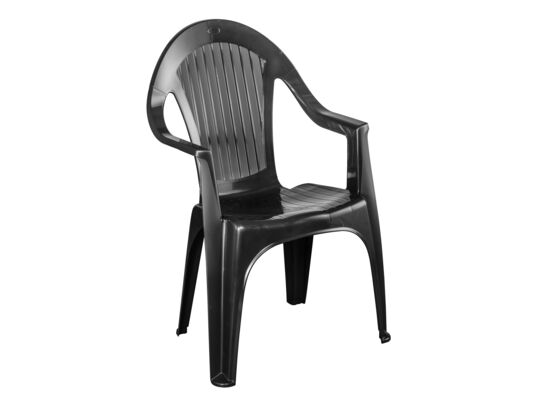 Krzesło Monoblok wysoki grafit