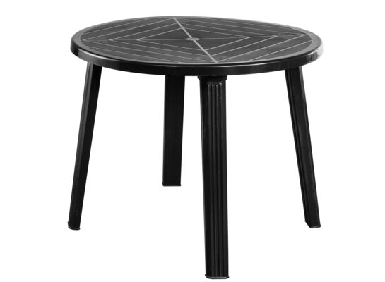 Stół okrągły 90 cm grafit