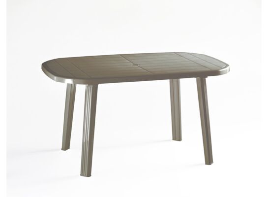 Stół owalny 135 x 84 cm cappucino
