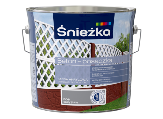 Farba Beton-Posadzka szary jasny 3 l ŚNIEŻKA