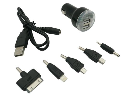 Ładowarka samochodowa wielofunkcyjna 7 w 1 12 / 24V 2,1A