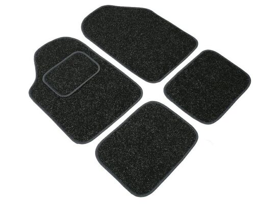 Dywaniki materiałowy czarno-szare "CLASSIC"