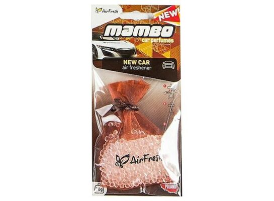 Zapach zawieszka MAMBO New Car w woreczku z organzy