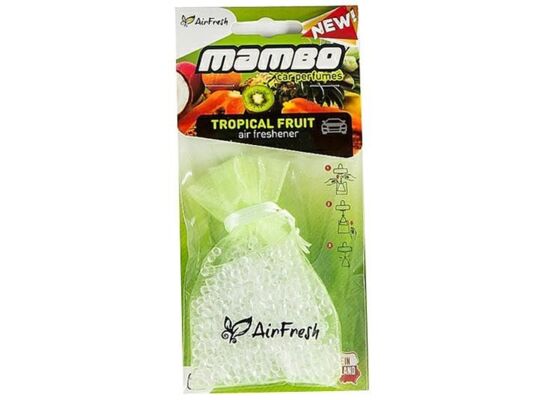 Zapach zawieszka MAMBO Tropical Fruit w woreczku z organzy