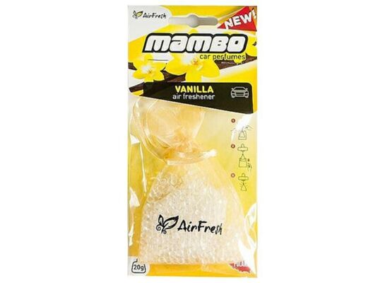 Zapach zawieszka MAMBO Vanilla w woreczku z organzy