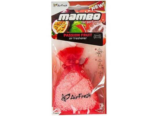 Zapach zawieszka MAMBO Passion Fruit w woreczku z organzy