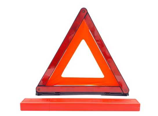 Trójkąt ostrzegawczy w poręcznym etui