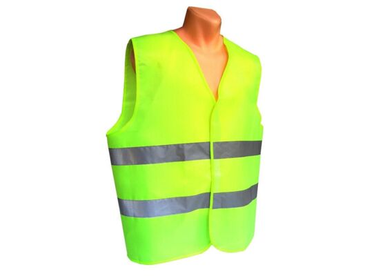 Kamizelka ostrzegawcza w rozmiarze XL z dwoma pasami odblaskowymi