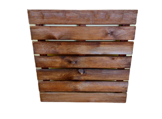 Podest 50 x 50 cm brąz