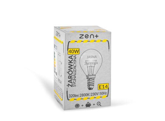 Żarówka specjalistyczna E-14 40 W kulka wstrząsoodporna