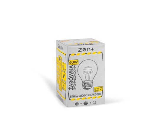 Żarówka specjalistyczna E-27 60 W kulka wstrząsoodporna