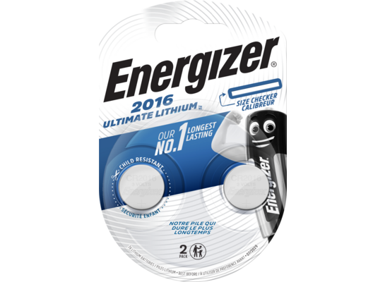Bateria Energizer Ultimate Lithium CR2016 /2