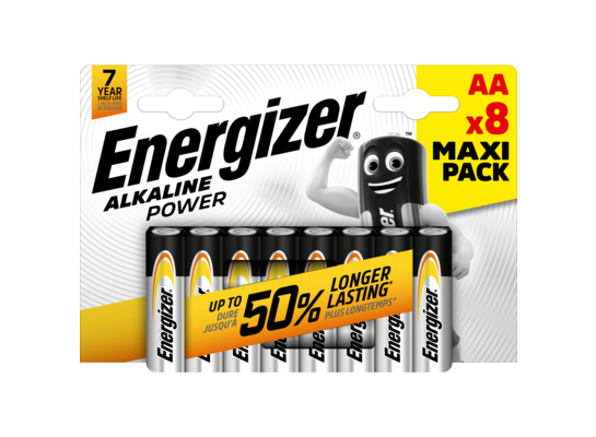Bateria Energizer Alkaline Power AA LR6 8 sztuk