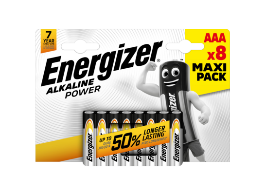 Bateria Energizer Alkaline Power AAA LR03 8 sztuk