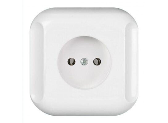 Gniazdo pojedyncze białe Topaz