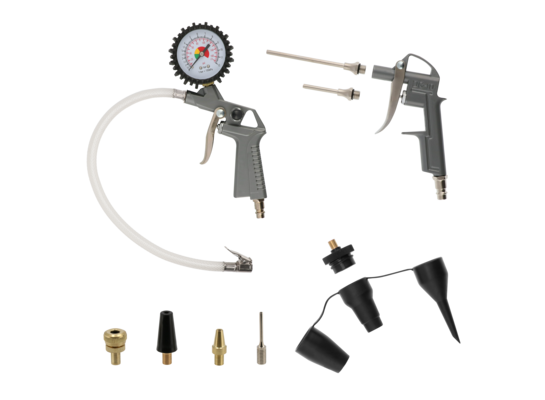 Zestaw 16 akcesoriów pneumatycznych Airpress