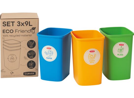 Zestaw koszy do segregacji śmieci