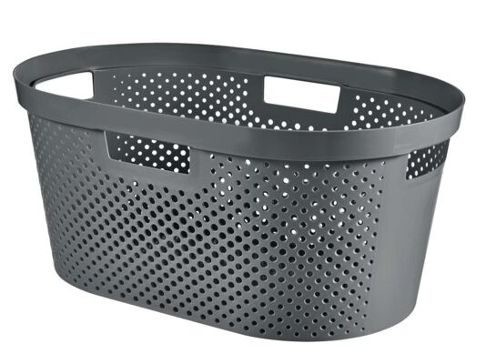 Kosz do magla Infinity Recycled Ciemny szary 40L