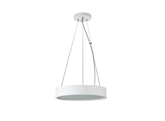 Lampa wisząca drewniana C 370-W/M 2 20W JASMIN biała